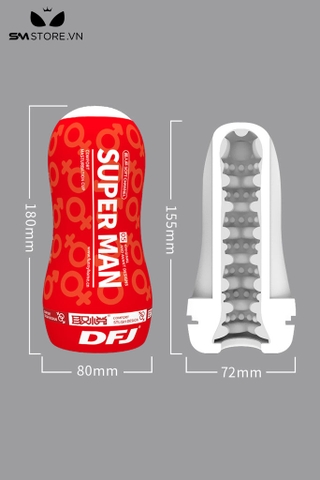 SMT1955 - Cốc thủ dâm big man có nhiều hạt nổi silicon dài 18cm