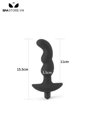 SMT824 - Trứng rung hậu môn silicon dài 155mm với 10 chế độ rung