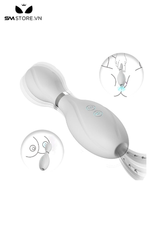 SMT527 - Máy rung âm đạo hình bowling với 10 chế độ bú dài 15.4cm