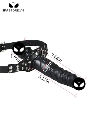 SMT1402 - Dương vật giả bịt miệng penis gag chất liệu silcon dài 20cm