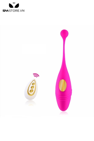 SMT1987 - Trứng rung điều khiển mini từ xa có 10 chế độ dài 15.9cm