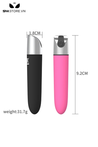 SMT2553 - Trứng rung mini có 10 chế độ sạc điện dài 9.2cm