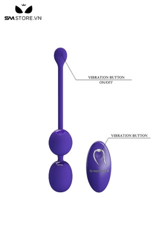 SMT2722 - Bóng tập kegel pretty love dài 85mm điều khiển từ xa