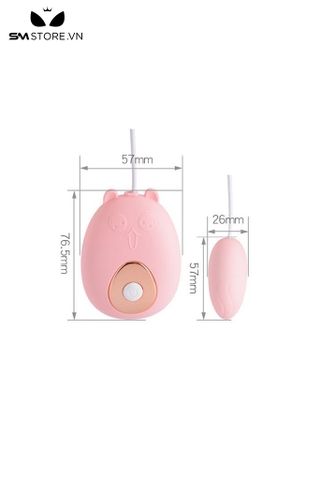 SMT931 - Trứng rung ngụy trang con cú mèo có dây dùng pin dài 5.7cm