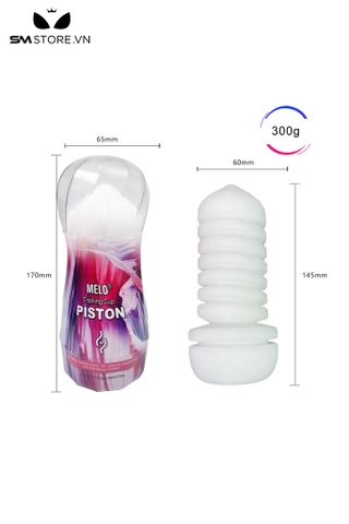 SMT2254 - Cốc thủ dâm silicon mềm dẻo có nhiều bi nổi dài 17cm