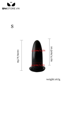 SMT2440 - Phích cắm hậu môn siêu dày ngụy trang tên lửa có 3 kích cỡ