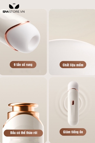 SMT1037 - Máy rung hút nhỏ gọn với 10 chế độ kết nối với điện thoại