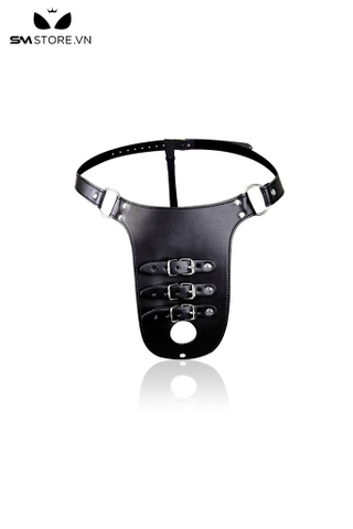 SMT2340 - Dây đai đeo dương vật giả da PU có 3 nấc gài