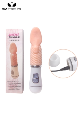 SMT113 - Lưỡi rung mini silicon dài 175mm sạc điện chống nước