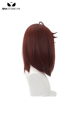 SMP151 - Tóc giả cosplay Ayase Momo màu nâu đỏ dài 45cm