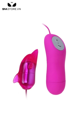 SMT2555 - Trứng rung ngụy trang con cá voi có dây và 12 chế độ