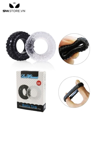 SMT632 - Bộ 2 vòng cao su đeo dương vật bản dày đường kính 40mm