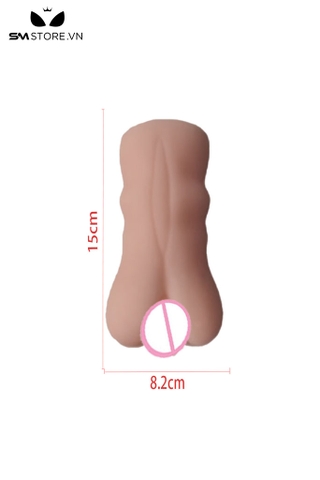 SMT2909 - Âm đạo giả có khuân đảo ngược dài 15cm chất liệu silicon