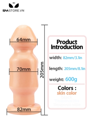 SMT2931 - Anal long lớn dài 20.5cm với đầu nhọn chất liệu silicon