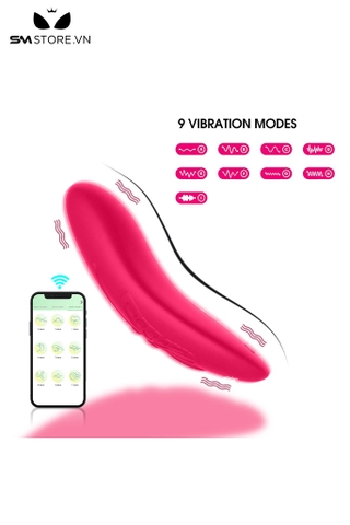 SMT2220 - Quần lót rung hình cánh bướm có 10 tần số dài 9.4cm