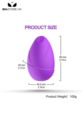 SMT2809 - Máy hút âm đạo mini có 10 chế độ dài 95mm sạc điện