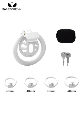 SMT2688 - Khóa dương vật nhựa nắp nồi có lỗ thoáng khí có 3 kích cỡ