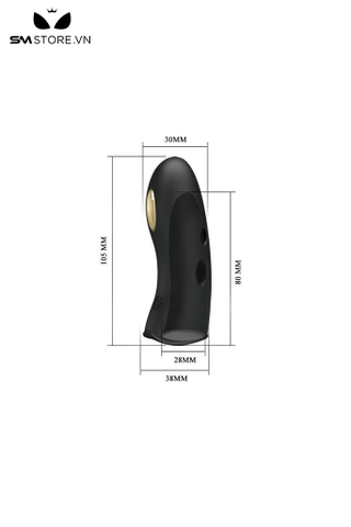 SMT759 - Ngón tay rung silicon tích hợp 7 chế độ rung kèm sốc điện