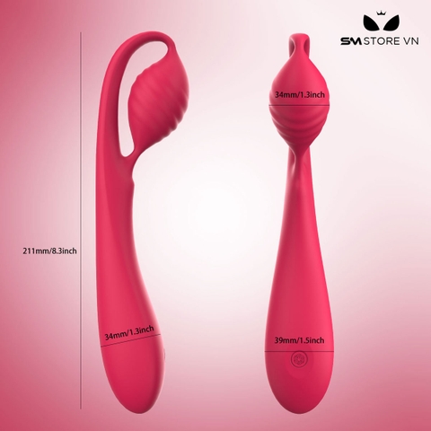 SMT2815 - Máy rung có quả treo và 12 chế độ dài 211mm sạc điện