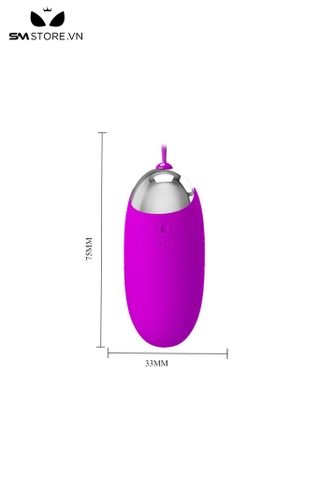 SMT1490 - Trứng rung điều khiển từ xa không dây nhỏ gọn màu tím