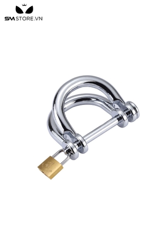 SMT269 - Còng tay tình yêu kim loại khóa chữ D đường kính 4.1 mm