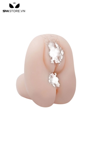 SMT2077 - Âm đạo giả silicon có rung đa chế độ và lông dài 14.5cm