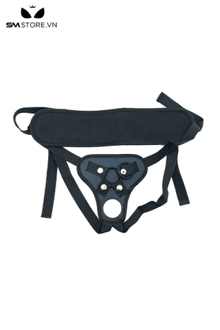 SMT851 - Dây đeo 2 dương vật giả có thể điều chỉnh màu đen