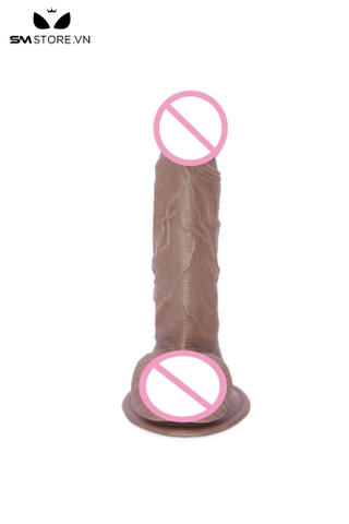 SMT2880 - Dương vật giả Châu Phi silicon dài 22cm đế dính tường