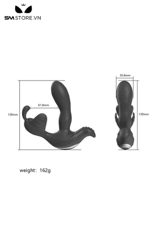SMT2613 - Máy rung hậu môn điều khiển từ xa hình cánh bướm
