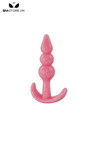SMT1005 - Butt plug phích cắm hậu môn 3 tầng silicon dài 93mm