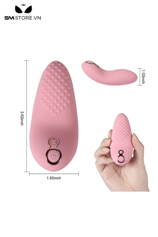 SMT1216 - Lưỡi rung tình yêu có gai dài 9.19 cm dùng sạc chống nước