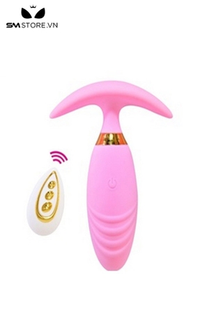 SMT370 - Đồ chơi hậu môn anal phay silicon điều khiển từ xa mini