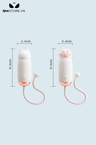 SMT1386 - Trứng rung mini điều khiển từ xa hình mèo dễ thương