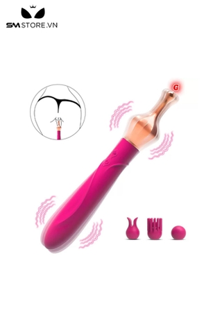 SMT2001 - Gậy kích thích điểm G có 10 tần số rung thay đầu