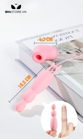 SMT154 - Máy rung đôi gồm trứng và lưỡi rung có dây cắm cổng USB