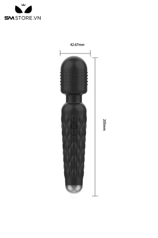 SMT2791 - Chày rung tình yêu có gai mềm dài 205mm xoay 360 độ