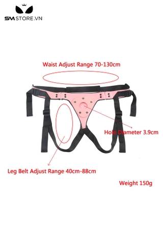 SMT1645 - Dây đai đeo dương vật có thể điều chỉnh đường kính 3.9cm