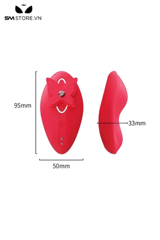SMT1249 - Quần lót rung điều khiển qua APP gắn con bướm dài 95mm