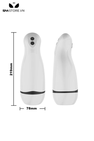 SMT2434 - Cốc thủ dâm rung 10 chế độ tự động sạc điện dài 23cm