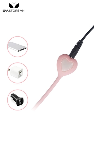 SMT1981 - Trứng rung không dây điều khiển từ xa dùng sạc điện dài 20.3cm