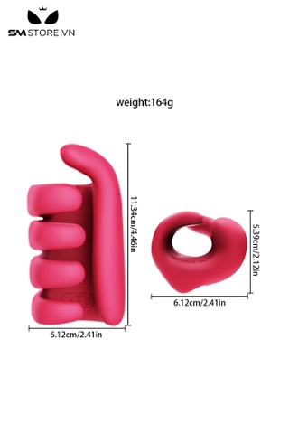 SMT2608 - Máy rung có 10 chế độ điều khiển qua APP hình bàn tay