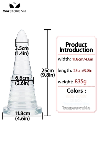 SMT2930 - Đồ chơi hậu môn anal long siêu dài 25cm hình cây thông