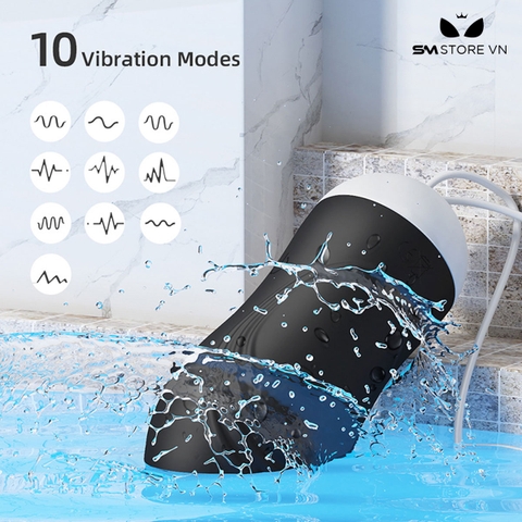 SMT2357 - Trứng rung điều khiển xa 10m có 10 chế độ dài 8.5cm