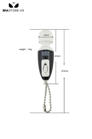 SMT462 - Chày rung mini bỏ túi có móc khóa dài 10.5 cm