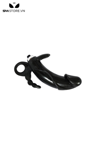 SMT1807 - Máy rung đầu dương vật bằng silicon mềm dẻo dài 13.8cm