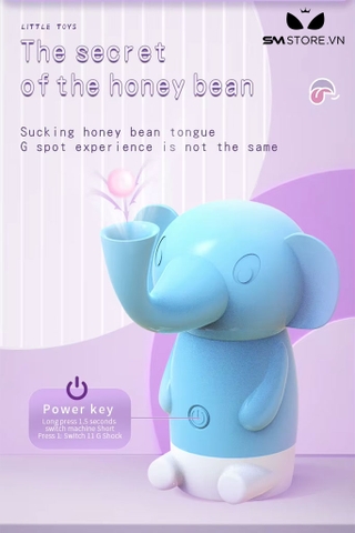 SMT2734 - Máy hút liếm âm đạo hình con voi có vòi xoay 360 độ dài 9.5cm