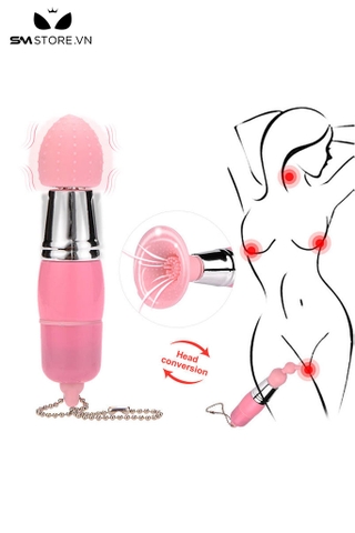 SMT1678 - Máy rung hút núm vú có gai bằng silicon dài 8cm