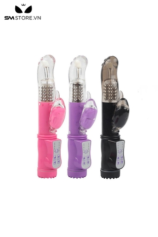 SMT291 - Dương vật giả rung 12 tần số xoay 360 độ dài 21cm
