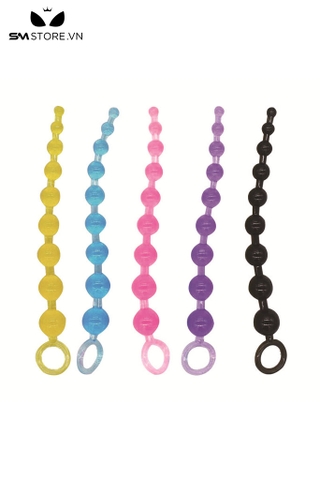 SMT897 - Anal beads nhựa dạng chuỗi 9 hạt dài 29cm 5 màu
