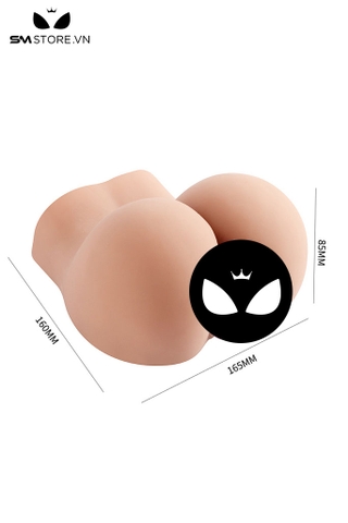 SMT2089 - Mông giả có âm đạo và lỗ hậu môn silicon dài 16.5cm